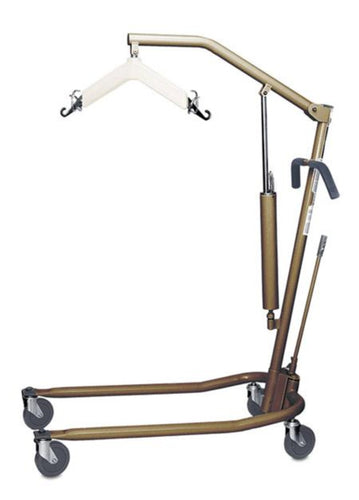 Hydraulic Patient Lifter with 2 Locking Brakes by ProBasics