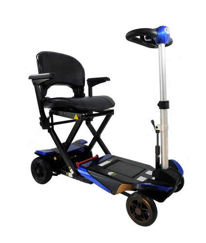 OPEN BOX Transformer Portable Travel Scooter by Enhance Mobility BLUE