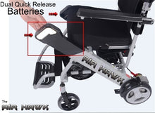 Load image into Gallery viewer, Air Hawk Foldable Power Wheelchair by Discover My Mobility